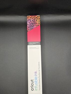 Cricut Infusible Ink Sheets - Rainbow Cheetah & Hot Pink Solid